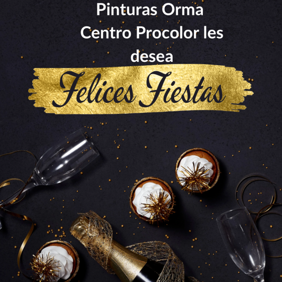 Post De Instagram Felices Fiestas Elegante Negro Y Dorado